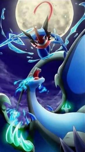Greninja vs Charizard: The Ultimate Fight! ⚔️ #pokemon #shorts #greninja