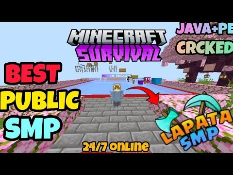 🔥 New Public Survival SMP Server Minecraft 1.21 | Java + PE + Cracked | Free To Join