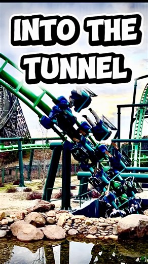 Dollywood Dragonflier – Into the Tunnel! 🐉🎢 #shorts