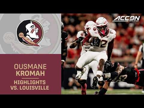 Florida State RB Ousmane Kromah Highlights vs. Louisville