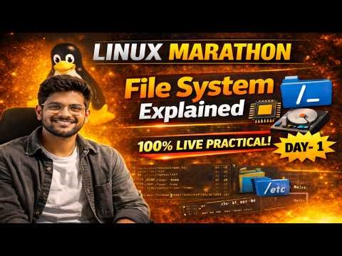 🚀 Linux | Beginner to Advanced | File System in Depth | Complete Guide