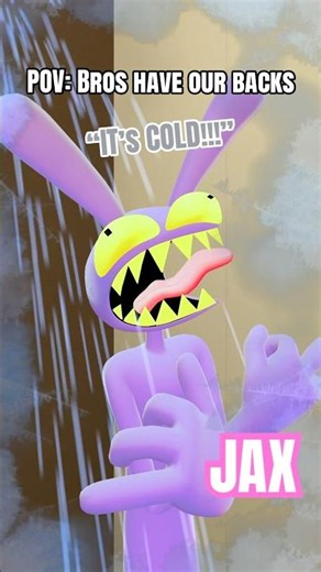 Kaufmo Saves Jax (COLD WATER SHOWER ❄️🥶) #theamazingdigitalcircus #digitalcircus #tadc #vrchat