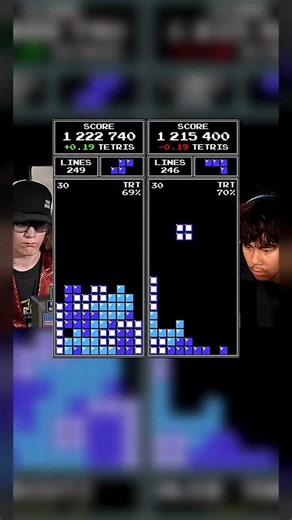 BLUE SCUTI VS ALEX T - When you think it’s over! #tetris #fblifestyle #whoa | Classic Tetris World Championship