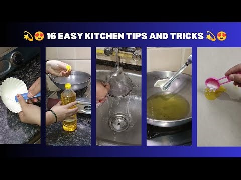 16 useful kitchen tips and tricks | Amazing kitchen tips 💡