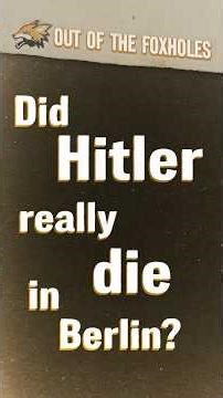 Did Hitler Escape to Argentina After WWII? #OOTF #shorts