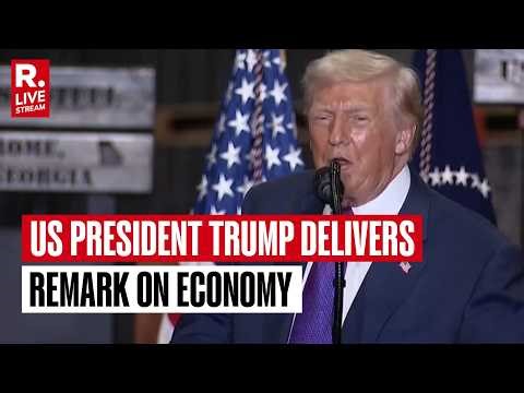 Trump LIVE: US President Trump Speaks On Economy In Rome | Special Election | Marjorie Taylor Greene
