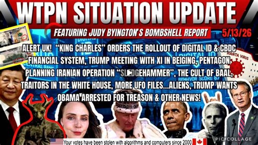 Rest. Rep., CBDC/Digital ID-UK, Xi, Charlie W, UFO files, Anya/cult of Baal,IRAN-OP & more.