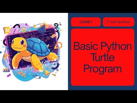 Python Turtle Graphics Tutorial | Basic Turtle Setup Program #pythonturtlegraphics #pythonturtle