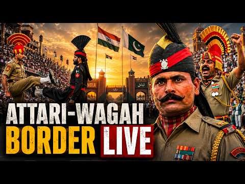Attari-Wagah Border Beating Retreat Ceremony LIVE | Indian Independence Day LIVE