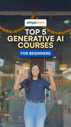 5 Best Gen AI Courses to Learn in 2027 | Top Courses for Beginners & Professionals | Simplilearn