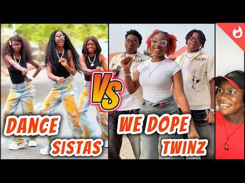 New Dance Challenge 🔥~ Dance Sistas Vs Wedopetwinz - Who Won? Tiktok Dance challenge part 2