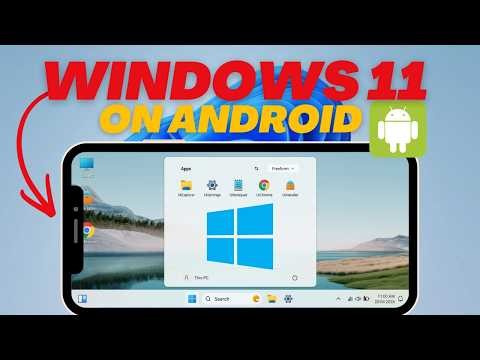 How to Run WINDOWS 11 on ANDROID || HyperDroid Launcher Setup & Review