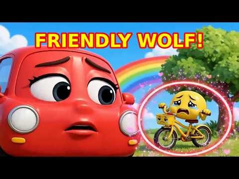 Captain and the Friendly Wolf! | Car Buddies Zoomy