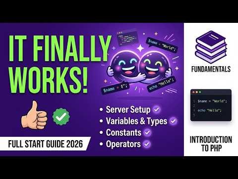 Stop Guessing PHP: The Essential Guide to Basics, Constants & Setup