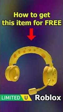 FREE UGC LIMITED - HOW TO GET UGC Almari Cheese Headset in Almarai World #roblox #freeugc #ugc