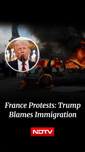 Trump Blames Immigration For Protests In France