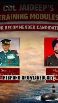 Colonel Jaideep's SSB Training Module | Your Complete Roadmap to SSB Recommendation 🇮🇳 #ssb #army