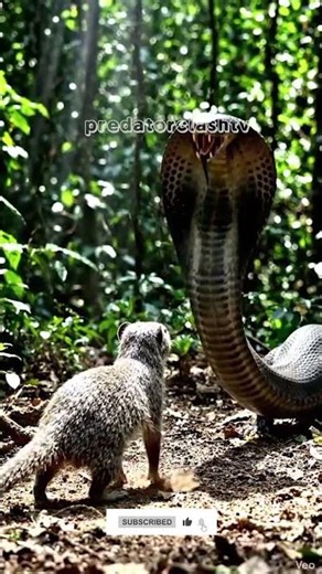 Black King Cobra vs Mongoose 🐍⚔️ One Mistake = Instant Death… Who Survives? 😱🔥