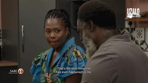 Why does this father-daughter moment between Mr. Dongwe and Lilly feel like a farewell? Watch Uzalo, weekdays at 20:30 on SABC1- Mzansi Fo Sho | Uzalo SABC 1