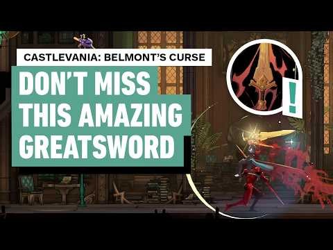 Castlevania: Belmont's Curse - How to Get Durandal Early (Masterpiece Greatsword)