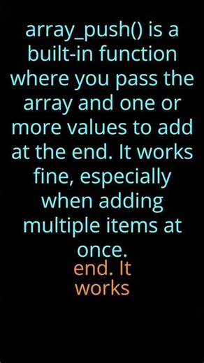 array_push vs []