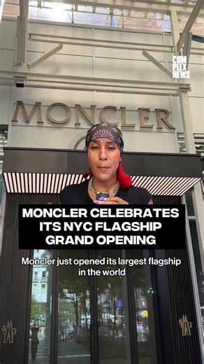Moncler just opened its new flagship store in NYC with a major event that had the stars popping out 🤩🤩 #moncler #nyfw #nyc