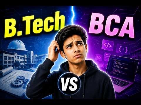 B.Tech vs BCA 🔥 Which is Better in 2026? Salary, Jobs & Reality LIVE | by Kriti Shankar