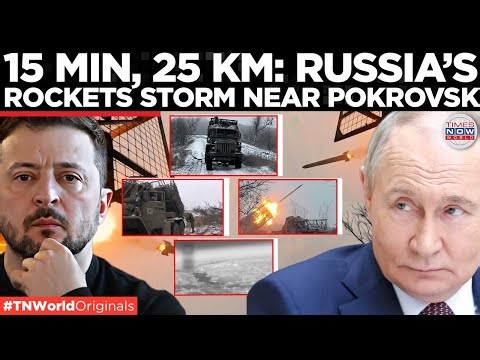 POKROVSK UNDER FIRE: Russian Grad rocket systems hit Ukrainian units | Times Now World