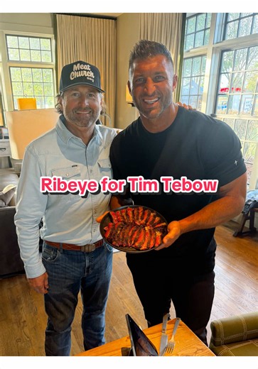 Ribeye for Tim Tebow: Santa Maria Ribeye with Meat Church BLANCO
