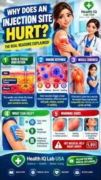 Why Does Your Injection Site Hurt? 💉 5 Things You Should Know! #Shorts#injection