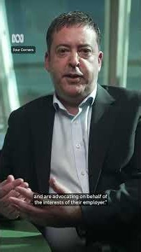 What do lobbyists do? | Four Corners