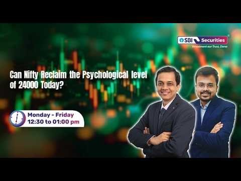 Can Nifty Reclaim the Psychological level of 24000 Today? | Live Webinar