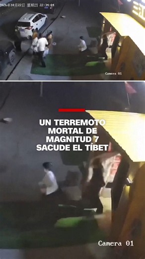Un terremoto mortal de magnitud 7 sacude el Tíbet