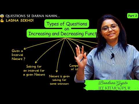 😟Not able to Apply Concepts to Solve Questions! | Increasing and Decreasing Functions - 2#jeemaths