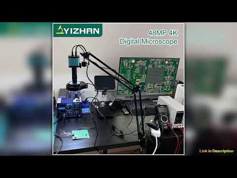 YIZHAN 48MP 4K Electronics Soldering Microscope FULL HD 1080P HDMI Camera USB Software 1150x Lens S