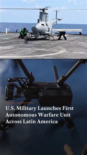 US Military Launches First Autonomous Warfare Unit to Deploy Drones Across Latin America | N18G