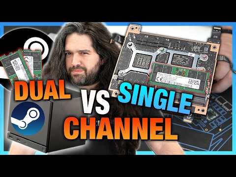 Valve Steam Machine Single vs. Dual-Channel Memory Benchmark