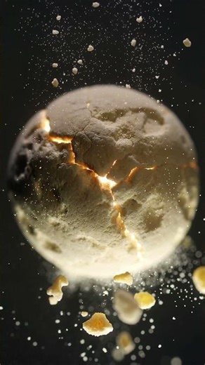 Sand Granular Sphere Disintegration Loop 🟡⏳ (4K Macro) #Shorts