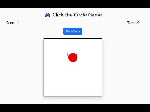 Simple Click Game using HTML, Bootstrap & jQuery | JavaScript Game #1