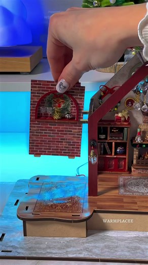 Spent 12 hours on this tiny Christmas DIY project... but the result is magical ✨ #diyproject #christmas