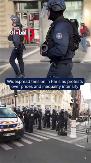 France Protests Intensify Over Rising Prices And Inequality #france #protest #education