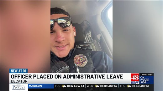 Decatur police officer placed on administrative leave