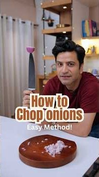 How to chop ONIONS like a CHEF 🧅 | Kunal Kapur Recipes