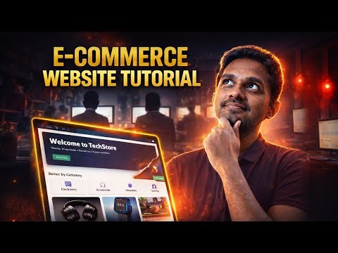 I Built a Fully Responsive Multipage E-Commerce Website Using HTML, Tailwind CSS and JavaScript