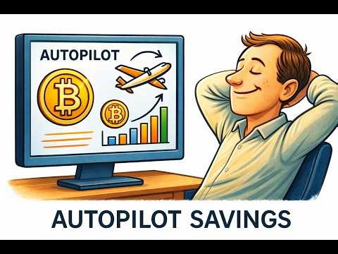 🟧 ₿ Bitcoin Savings Plan: The Simple Autopilot System