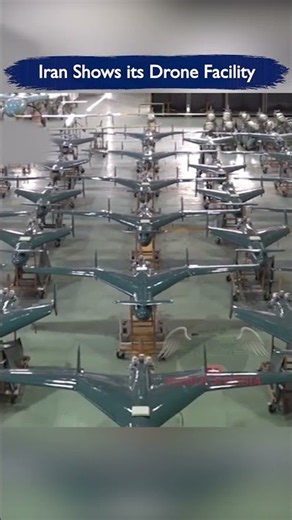 Iran For the First Time Shows New Drones at Manufacturing Facility!