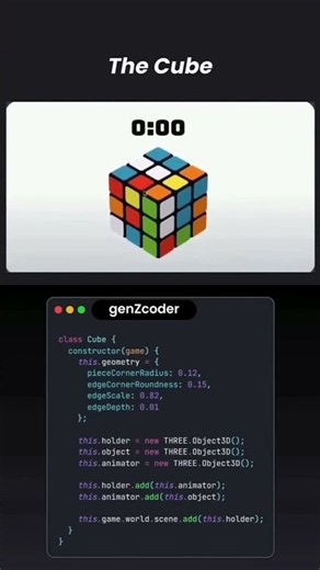 3D Cube with HTML,CSS & Javascript