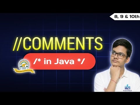 Comments in java | Single line comment and multi line comment | ICSE class 8, 9 & 10