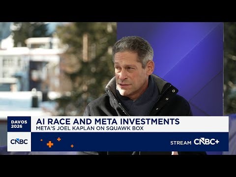 Meta's Joel Kaplan on AI investments: Our ambition is to build 'personal superintelligence'