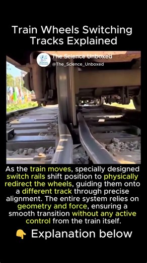 This Is How Trains Switch Tracks 🤯